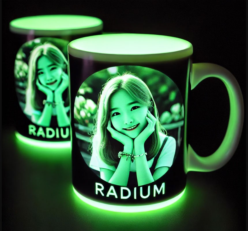 Radium Mug With Photo