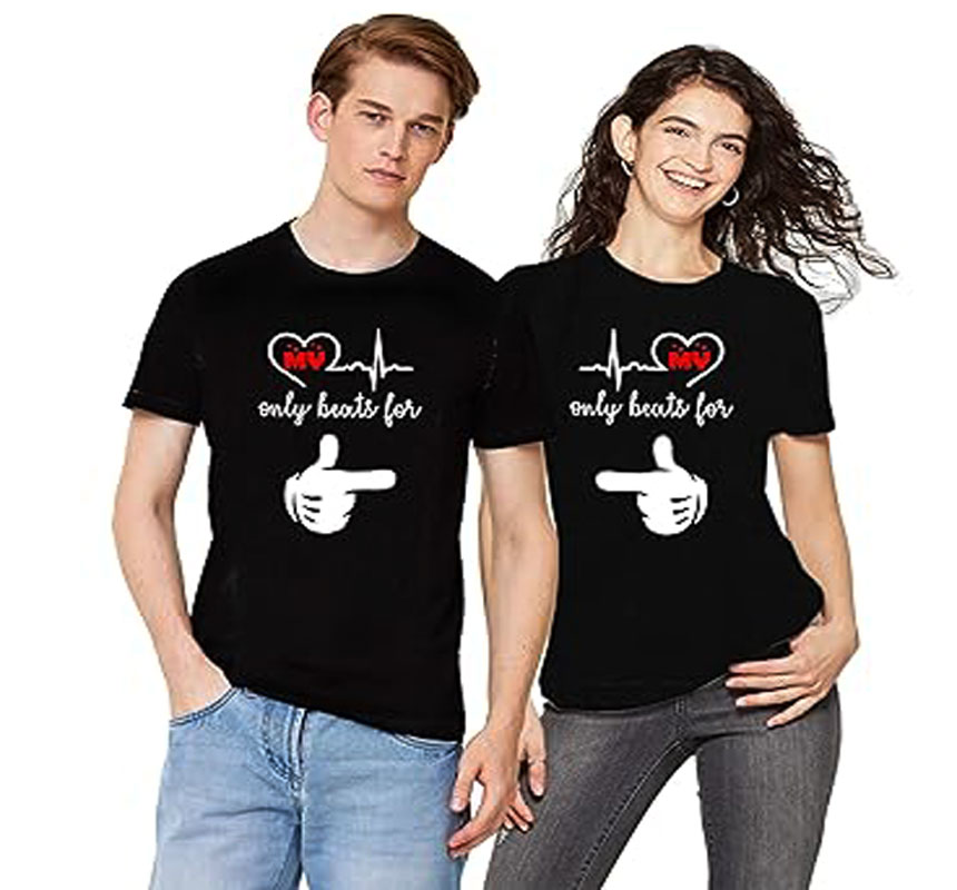 Personalized Only Beat For Me Cotton T - shirt