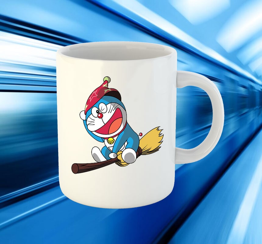Tank Fly Doraemon Coffee Mug