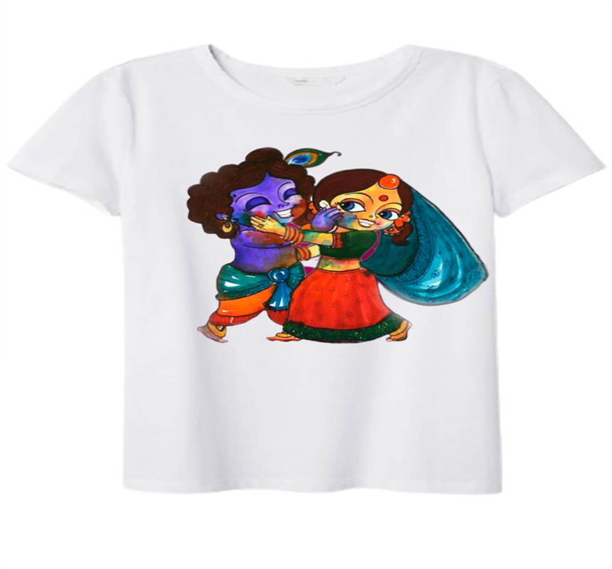 Customized Holi Print T- Shirt