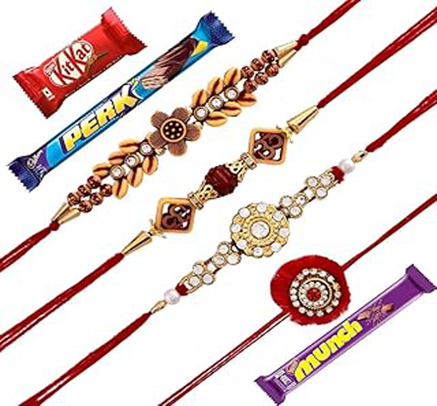 Rakshabandan Rakhi with Combo Chocolate