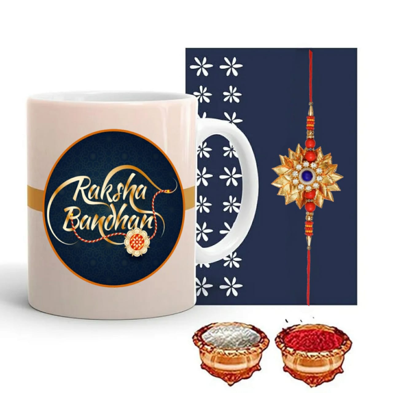 Personalized Cup Rakhi for Brother