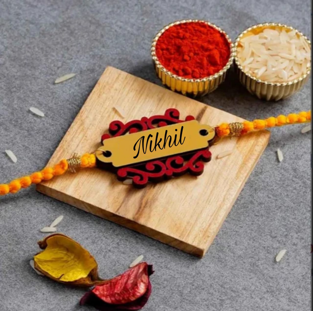 Personalized Bacelate Rakhi