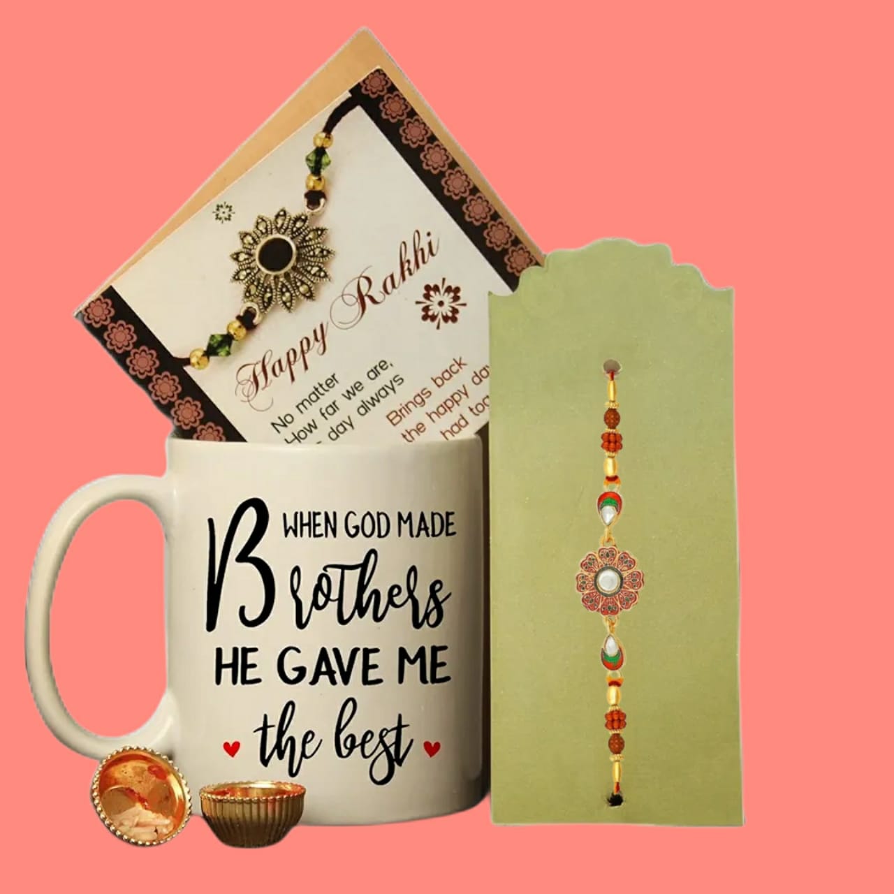 Ribbons Rakhi for Gift  for Brother 