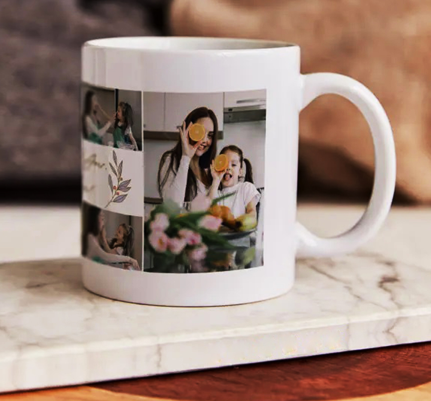 Personalized Photo On Coffee Mug White Ceramic Mugs